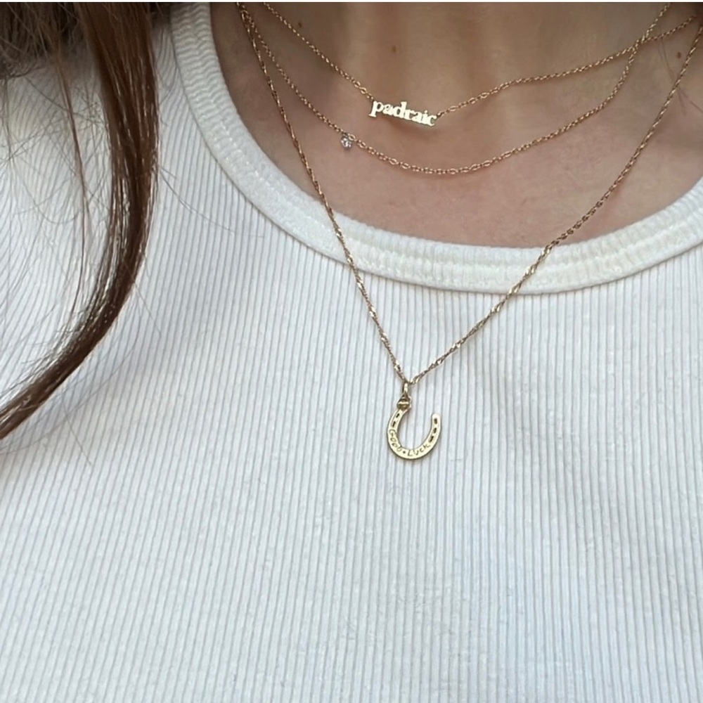 FLASH SALE TODAY ONLY — Catbird Diamond Pinprick Necklace in Yellow Gold - Picture 9 of 9